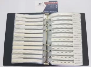 Sách điện trở tổng hợp SMD0805 170 loại từ 0 ohm đến 10 Mohm, sai số 1%, mỗi loại 50 con